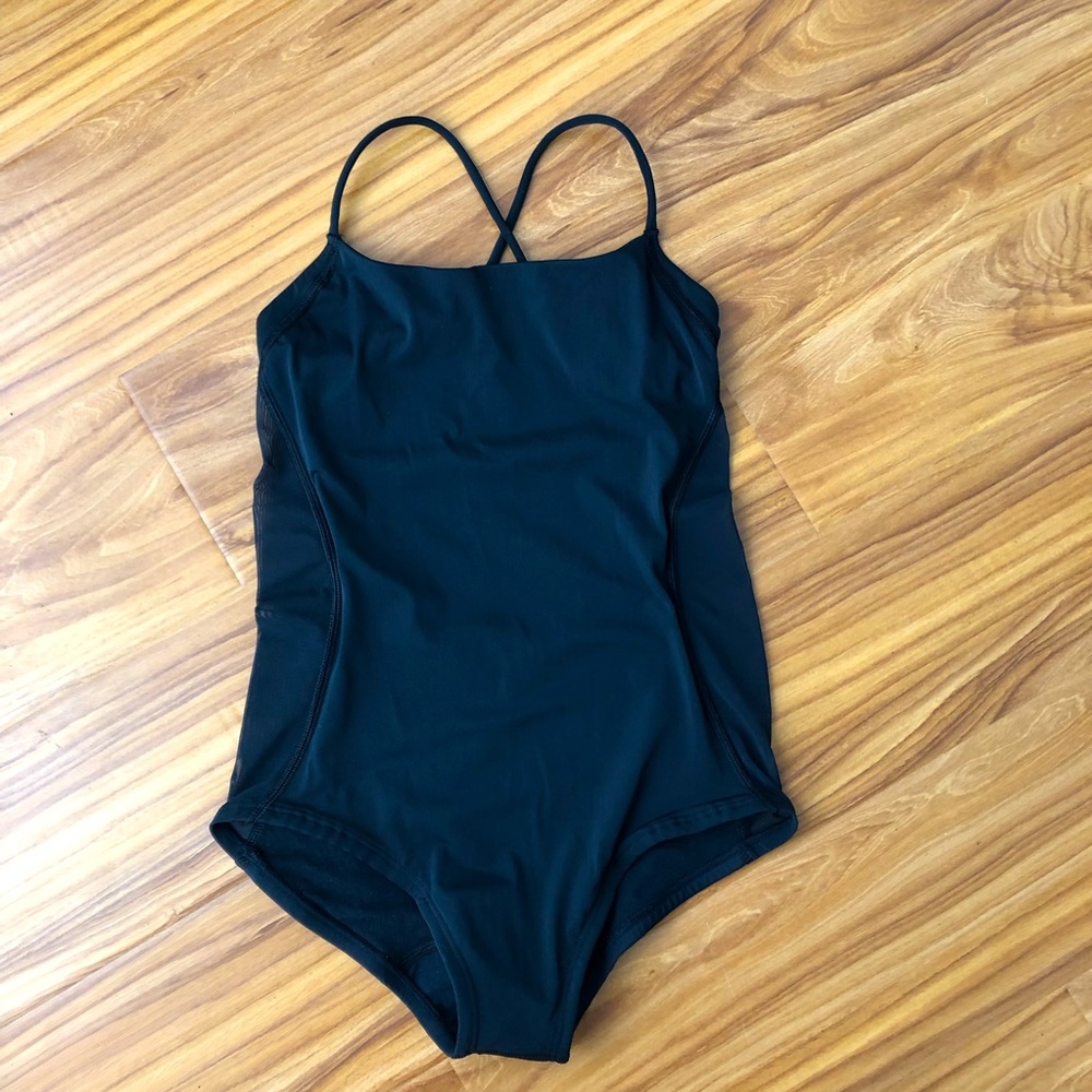 Thinx period absorbing black leotard sz XS